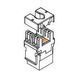 Модуль Keystone UTP вузький 180&deg;, cat.6A, Dual Type IDC, колір білий Premium Line 109121010