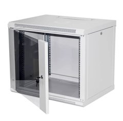 Шкаф коммутационный настенный 6U 600x350 разборной, серый, Hypernet WMNC-35-6U-FLAT