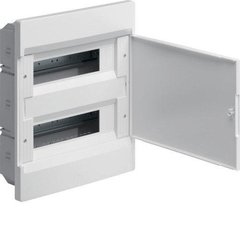Built-in external panel 24 modules with white door Cosmos Hager VR212PD