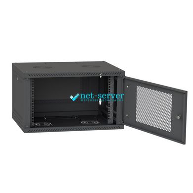 Server cabinet IP 19" 4U 600x350 collapsible, perforated, black