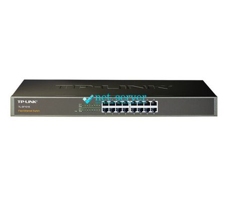 Комутатор TP-LINK TL-SF1016 16xFE, некерований, стійковий