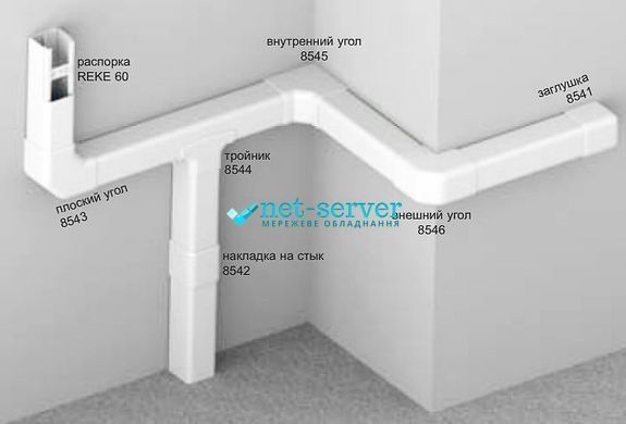 Photo of Box LHD 50x20x2000, white, Kopos LHD 50X20_HD &ndash; buy online with delivery across Ukraine at Net-server