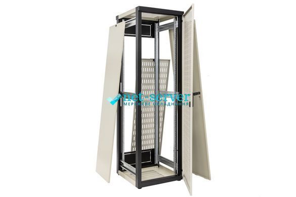 Photo of Floor-standing server cabinet 19", 42U, 1992x600x1000mm (H*W*D), collapsible, gray, (perf) Rackmount &ndash; buy online with delivery across Ukraine at Net-server