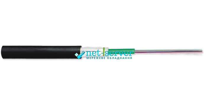 Fiber optic cable U-BQ(ZN)BH, 8G50, OM2, LSZH™/FRNC, monotube, diel. protection, Corning 008TSZ-T3131D2G