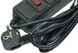 Surge protector Gembird 4.5 m. 5 sockets with switch black SPG5-G-15B