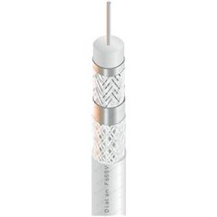 Coaxial cable F660BV Cu (white) 1.02 mm 75 Ohm 100m CAVEL SAT50M