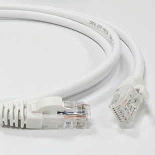 Photo of 2m patch cord, U/UTP, cat. 6, RJ45, copper, white, L&W ELECTRONICAL LW-PC0002-C6-200WH &ndash; buy online with delivery across Ukraine at Net-server