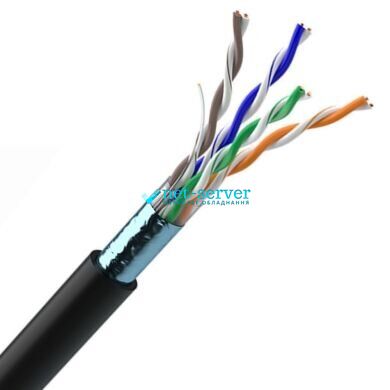 Outdoor twisted pair, F/UTP, cat.5e, cross-section 0.51 mm, copper, 305 meters OK-Net 49330m305