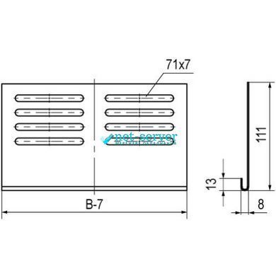 Photo of Protective stopper DKC RP 200 mm, Sendzimir hot-dip galvanized &ndash; buy online with delivery across Ukraine at Net-server