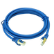 Патч-корд 1м, S/FTP, cat.6A, RJ45, медь, синий, Electronical PC005-C6A-100BL