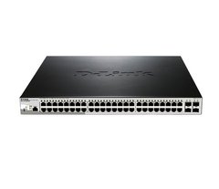 Switch D-Link DGS-1210-52MP/ME/A 48x1GE with PoE, 4x1000BaseX SFP, L2 Managed