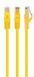 Патч-корд мережевий UTP Cat 6 Cablexpert PP6U-1.5M/Y, 1.5 м, жовтий, RJ45-RJ45, литий, 50u