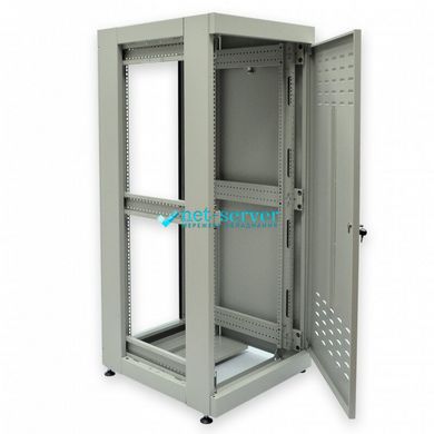 Floor-standing server cabinet 19", 33U, 610x865mm (W*D), knockdown, gray, UA-MGSE3368MG