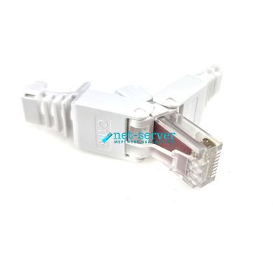 Network connector RJ45, 8p8c, UTP, cat.6, tool-free