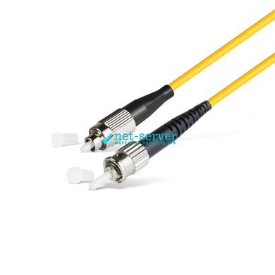 Optical patch cord FC/UPC-ST/UPC, SM, 1m, Simplex UPC-1FCST(SM)S(FW)