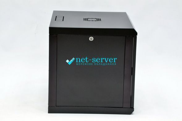 Фото Шафа серверна настінна 19", 9U, 507х600х500мм (В*Ш*Г), розбірна, чорна UA-MGSWL95B &ndash; купити з доставкою по Україні в інтернет-магазині Net-server