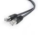 Cablexpert PP22-2M/BK FTP Cat 5e Network Patch Cord, 2 m, black, RJ45-RJ45, molded, 50u, with latch