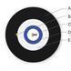 Fiber Optic Cable U-BQ(ZN)BH 1x4 G50/125 (OM3), Mono Tube, Dielectric Protection, LSZH&trade;/FRNC, FREEDM&trade; Gel-Free, Corning 004TSZ-T3180D2H