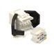 Keystone RJ-45 Module, UTP, Sat.6, White, Corning FQ100031241