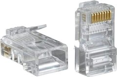 Network connectors RJ45, 8p8c, UTP, cat.5e, 100pcs WT-6002A-SOLID