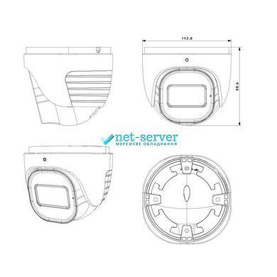Фото IP-відеокамера 4 Мп Provision-ISR DH-340IPSN-MVF-G (2.8-12 мм) для відеоспостереження &ndash; купити з доставкою по Україні в інтернет-магазині Net-server