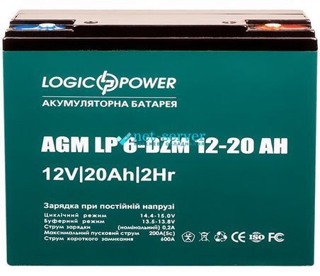 Photo of Traction lead-acid battery LP 6-DZM-20 &ndash; buy online with delivery across Ukraine at Net-server
