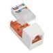 Фото Модуль Keystone RJ45, UTP, cat.5e, Mini-Com, білий, Leadframe Style, Panduit CJ588AWY &ndash; купити з доставкою по Україні в інтернет-магазині Net-server