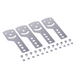 Mounting plate DKC GSV height 50 mm, Sendzimir hot-dip galvanized