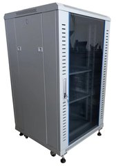 Шкаф напольный 38U, 19”, 600x600 (Ш*Г), разборной, Hypernet FNC-38U-FLAT-AC