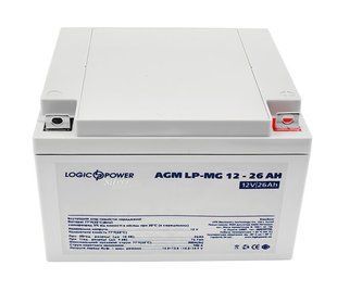 Фото Акумулятор мультигелевий AGM LP-MG 12 &ndash; 26 AH SILVER &ndash; купити з доставкою по Україні в інтернет-магазині Net-server