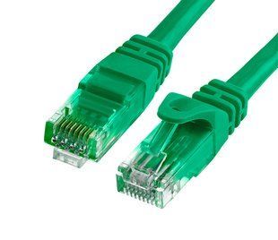 Photo of Patch cord 0.5m, UTP, cat.5e, RJ45, copper, green CORD-0.5M-GREEN &ndash; buy online with delivery across Ukraine at Net-server