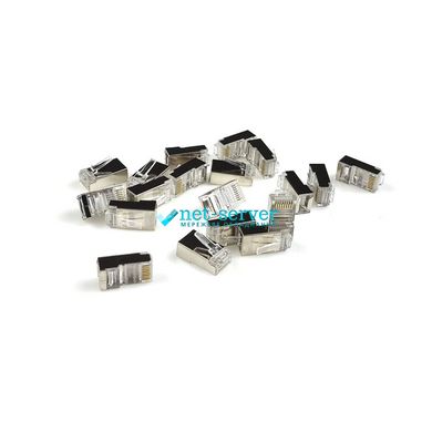 Pass-through network connectors RJ45, 8p8c, FTP, cat.5e