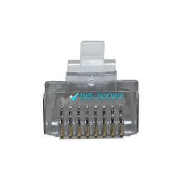 Pass-through network connectors RJ45, 8p8c, FTP, cat.5e