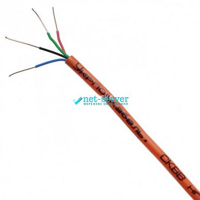 Сигнальний кабель СКВВ (ПСВВ) 4x0.4 бухта 100м Dialan (оранжевий)