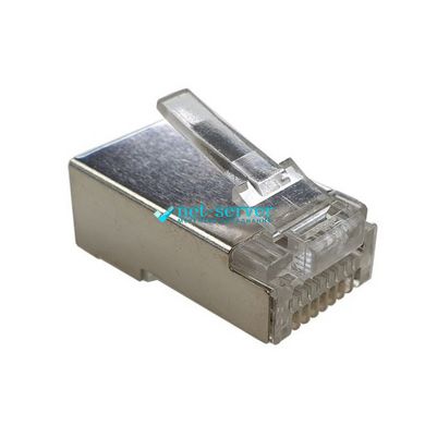 Pass-through network connectors RJ45, 8p8c, FTP, cat.5e