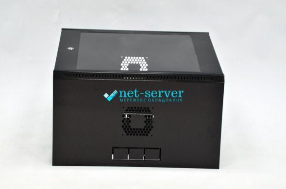 Шкаф серверный настенный 19", 12U, 640х600х350мм (В*Ш*Г), разборной, черный, UA-MGSWL1235B