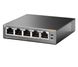 Комутатор TP-LINK TL-SF1005P 5xFE/4xPoE 56W, некерований, настільний