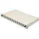 Patch Panel 24 fibers 1U, SC Duplex, gray, full set