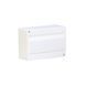 Built-in external switchboard 10 modules with white door COSMOS Hager VD110PD