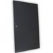 Full metal 21U doors for MGSWA cabinets, black, CMS UA-MGSWA21MDB