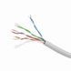 Кабель витая пара UTP Cat.6 Cablexpert 100 м, одножильный CCA AWG24, неэкранированный сетевой кабель для Ethernet, локальных сетей и СКС, бухта, UPC-6004SE-SOL/100