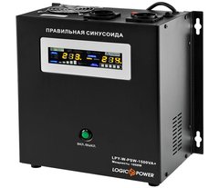 Uninterruptible power supplies (UPS) Logicpower LPY-W-PSW-1500VA+(1050W)10A/15A with correct 24V sine wave