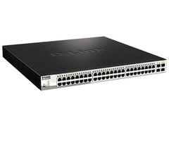 Switch D-Link DGS-1210-52MPP 48x1GE PoE, 4x1G SFP, 802.3af/802.3at(740W), WebSmart