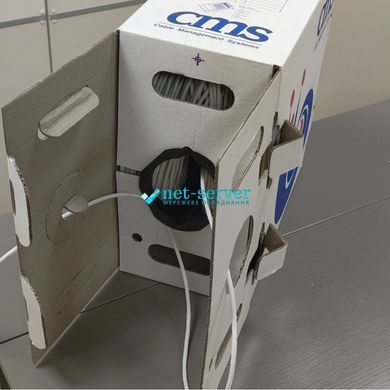 Photo of Twisted pair U/UTP, cat.5e, AWG 24, PVC, white, CMS-UU5E-IEWH &ndash; buy online with delivery across Ukraine at Net-server