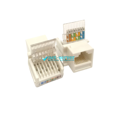 Фото Модуль RJ45, Keystone, UTP, cat.6, Electronical LW-KJ16-C6 &ndash; купити з доставкою по Україні в інтернет-магазині Net-server