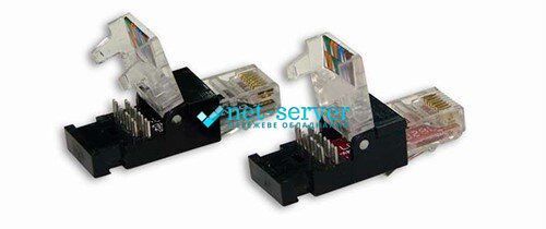 Фото Модуль Toolless RJ45 (монтаж без інструменту), кат.5e, неекранований, колір чорний Premium Line 155100002 &ndash; купити з доставкою по Україні в інтернет-магазині Net-server
