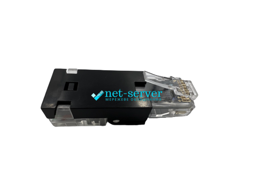 Фото Модуль Toolless RJ45 (монтаж без інструменту), кат.5e, неекранований, колір чорний Premium Line 155100002 &ndash; купити з доставкою по Україні в інтернет-магазині Net-server