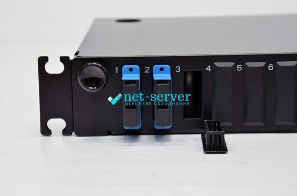 Photo of Patch panel 48 ports, 2 SC-Duplex adapters, SM, 1U, black LAN1-0472-ADPT-B &ndash; buy online with delivery across Ukraine at Net-server