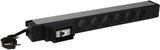 Photo of Power distribution block 19'' 6 sockets, power cord 3m, single-pole modular circuit breaker Legrand 646831 &ndash; buy online with delivery across Ukraine at Net-server