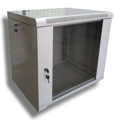 Шкаф настенный 19" 9U 600x350 (Ш*Г), разборной, Hypernet WMNC-35-9U-FLAT
